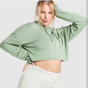 Whitney x Gymshark cropped sweatshirt